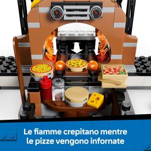 LEGO CITY - Centro di consegna pizze con veicoli 60496