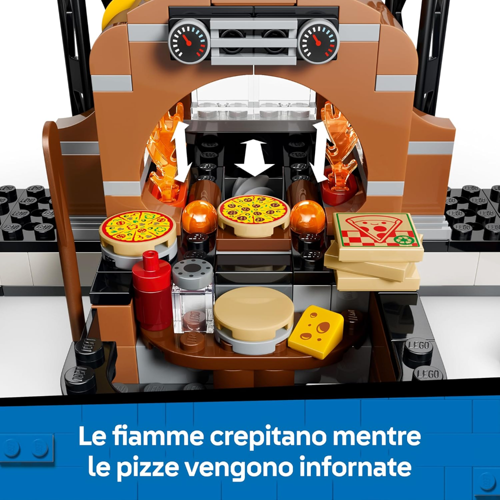 LEGO CITY - Centro di consegna pizze con veicoli 60496