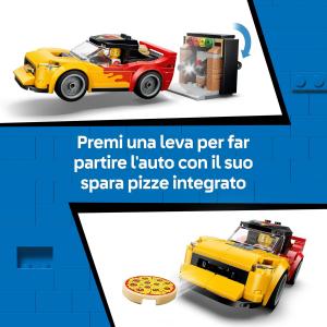 LEGO CITY - Centro di consegna pizze con veicoli 60496
