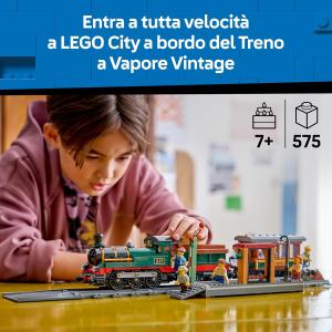 LEGO CITY - Treno a vapore vintage 60511