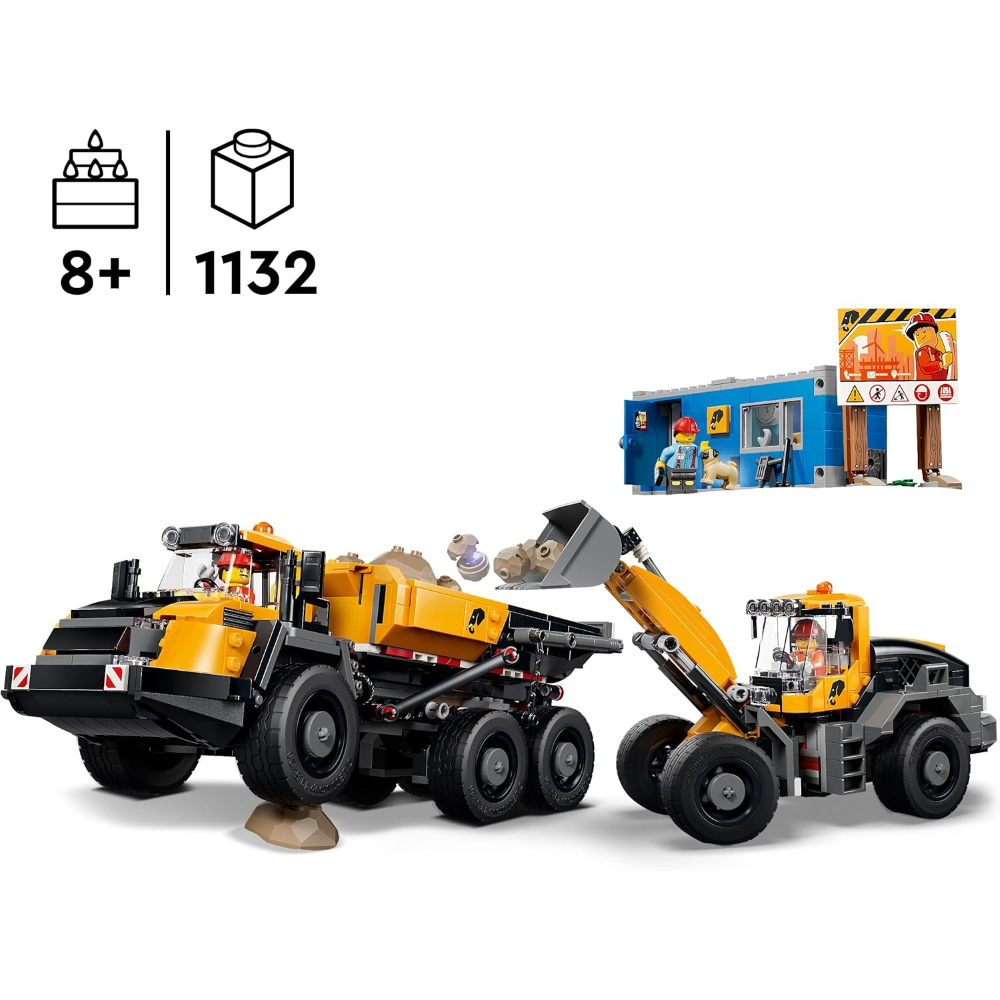 LEGO CITY - Camion ribaltabile e pala caricatrice 60494