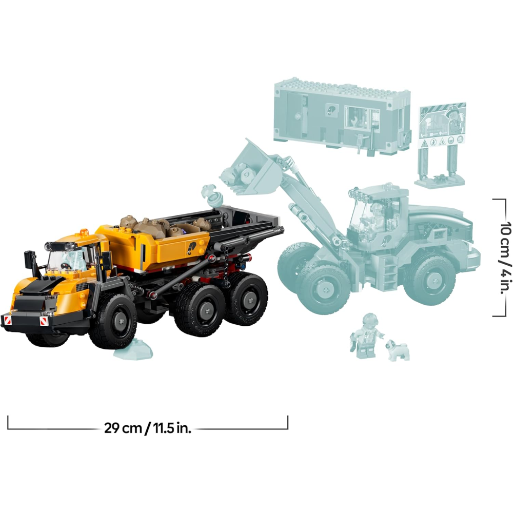 LEGO CITY - Camion ribaltabile e pala caricatrice 60494