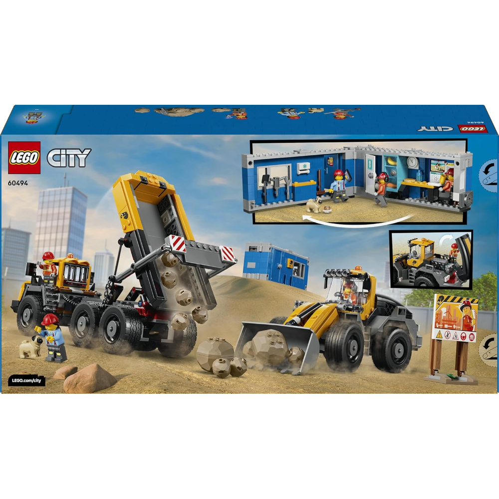 LEGO CITY - Camion ribaltabile e pala caricatrice 60494