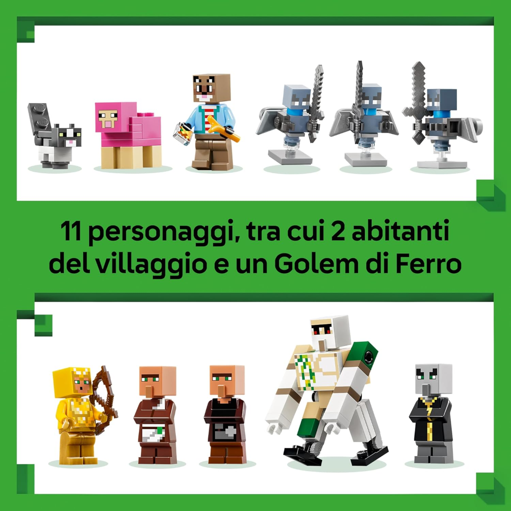 LEGO MINECRAFT - Attacco al villaggio dell'Evoker 21596
