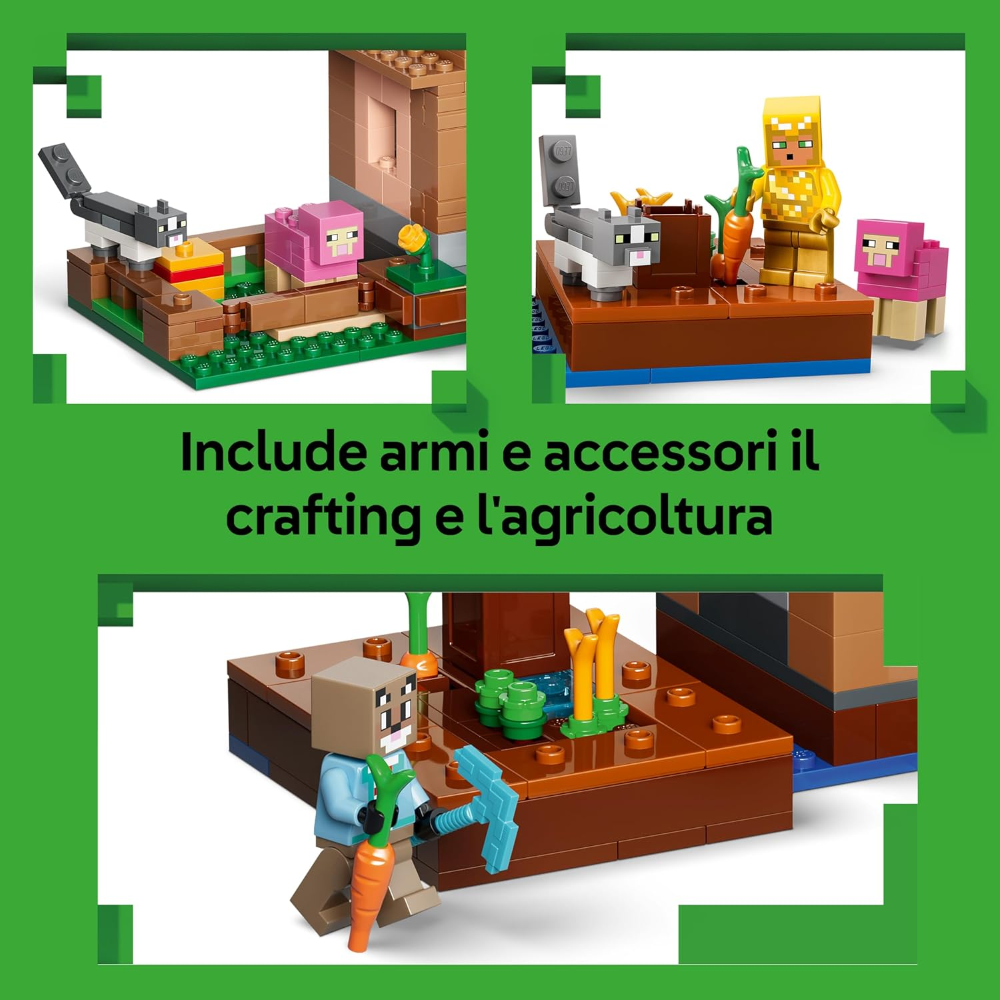 LEGO MINECRAFT - Attacco al villaggio dell'Evoker 21596