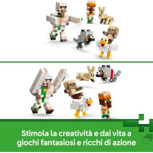 LEGO MINECRAFT - Attacco del Chicken Jockey nel deserto 21592