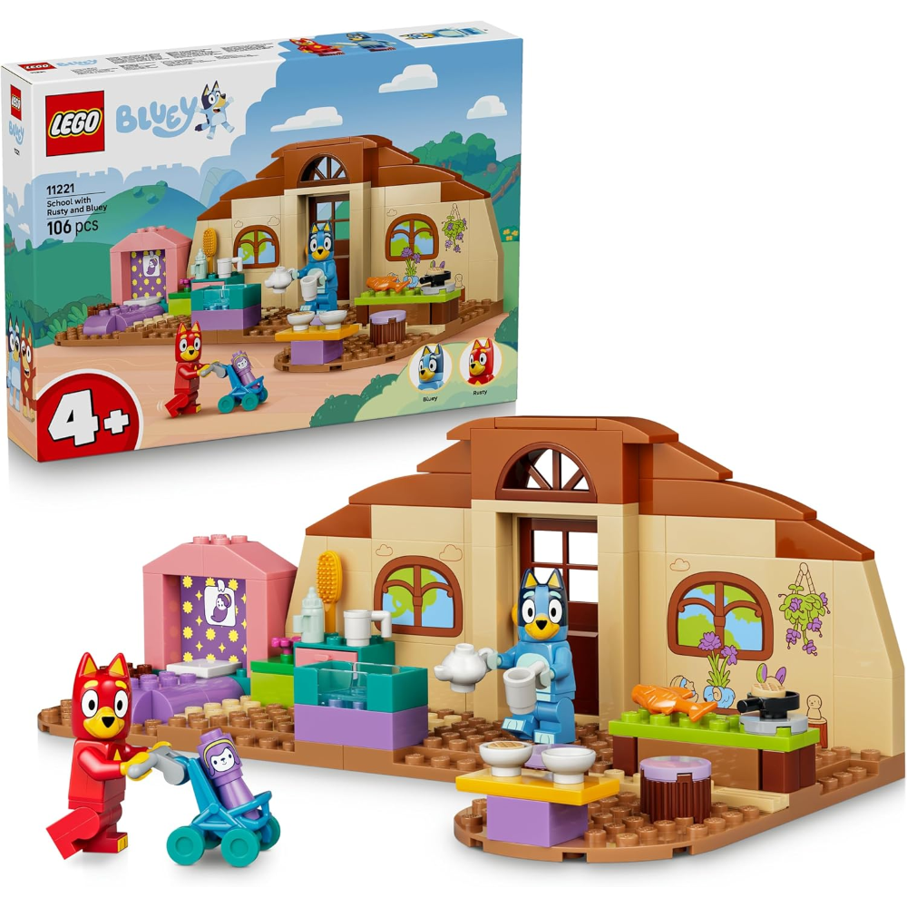 LEGO BLUEY - A scuola con Rusty e Bluey 11221