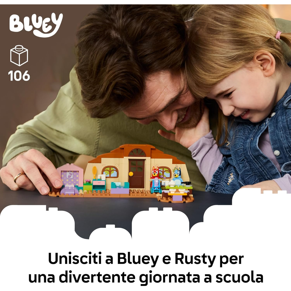 LEGO BLUEY - A scuola con Rusty e Bluey 11221