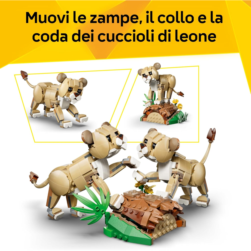 LEGO CREATOR - Animali selvatici: Leone Maestoso 31386