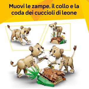 LEGO CREATOR - Animali selvatici: Leone Maestoso 31386