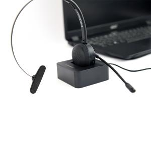 TECHMADE GEMBIRD BT CUFFIA WIRELESS DA CALL CENTER, MONO, NERA