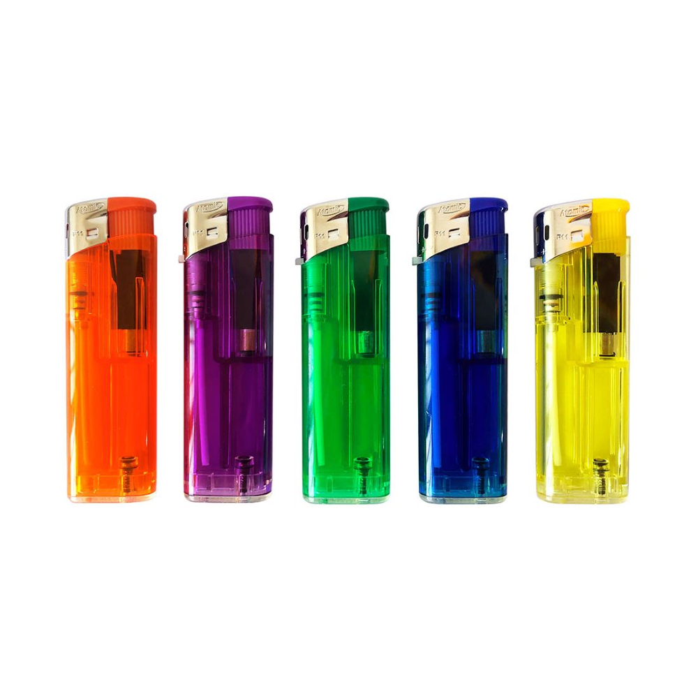 ATOMIC ACCENDINO RICARICABILE ELECTRONIC F11 -  TRASPARENTE - 1PZ=(50PZ)
