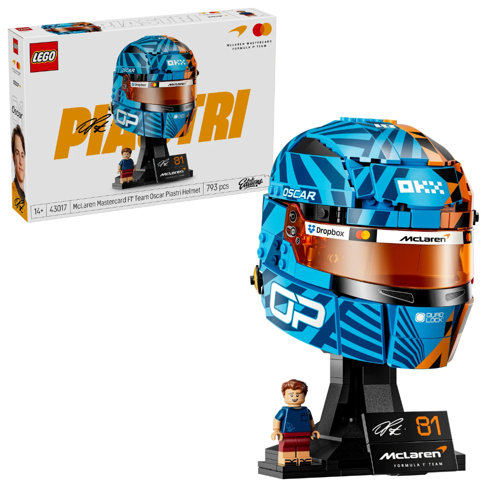 LEGO Editions Formula 1 - Casco McLaren Mastercard F1 Team Oscar Piastri 43017