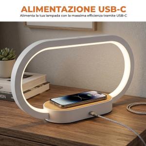 TECHMADE OROLOGIO DIGITALE RICARICA WIRELESS 15W BAMBO