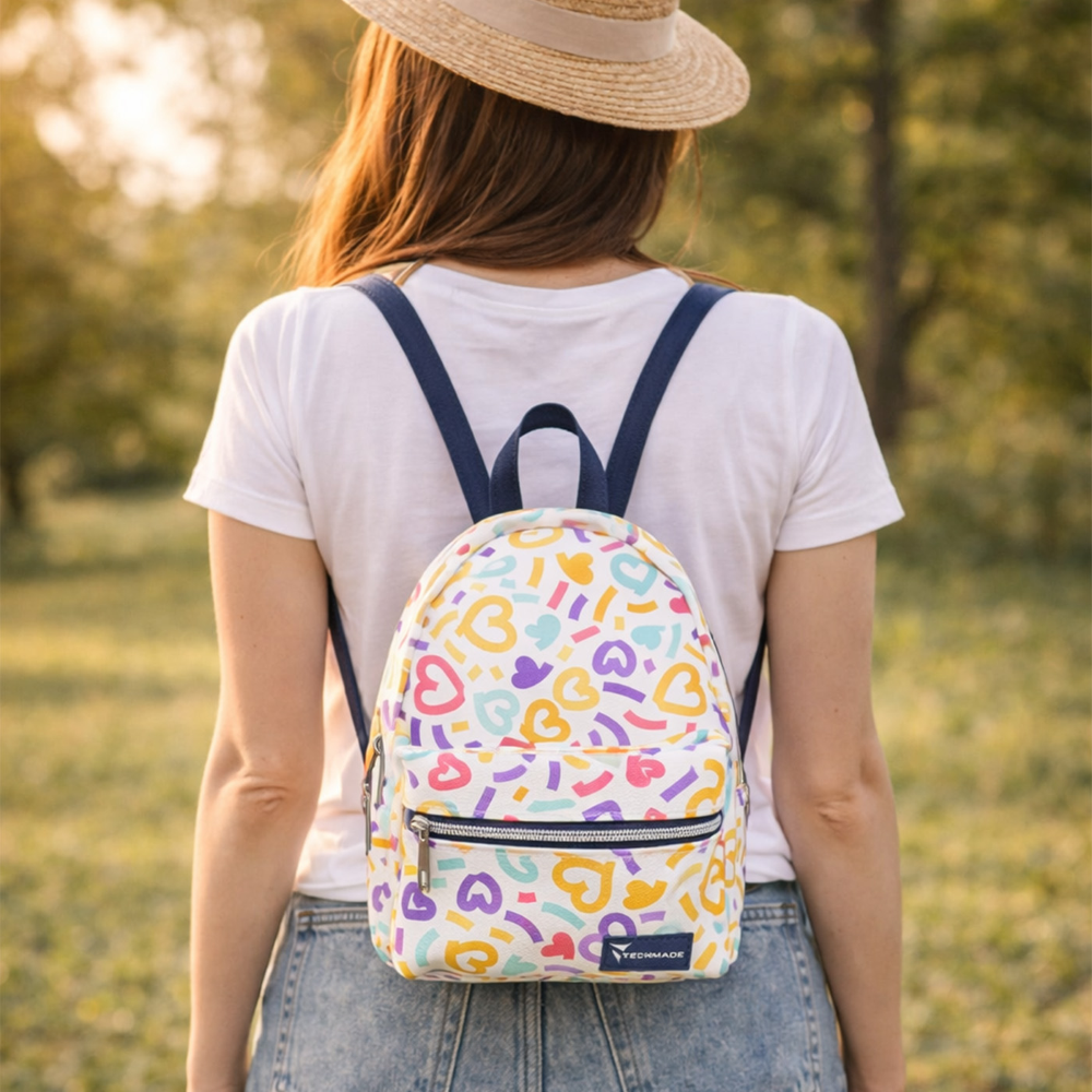 TECHMADE ZAINO LOVE KIDS BLU CON TRACKER (NON INCLUSO)