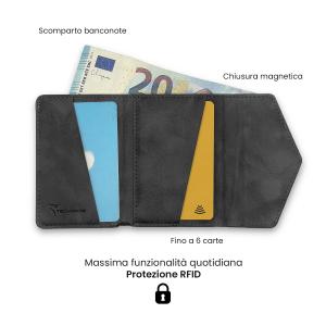 TECHMADE SMART WALLET PORTACARTE BASIC BLACK