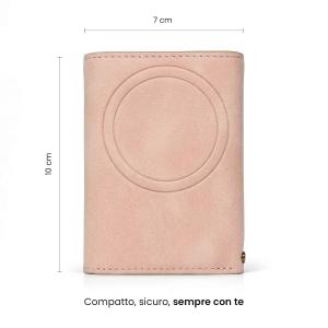 TECHMADE SMART WALLET PORTACARTE PINK