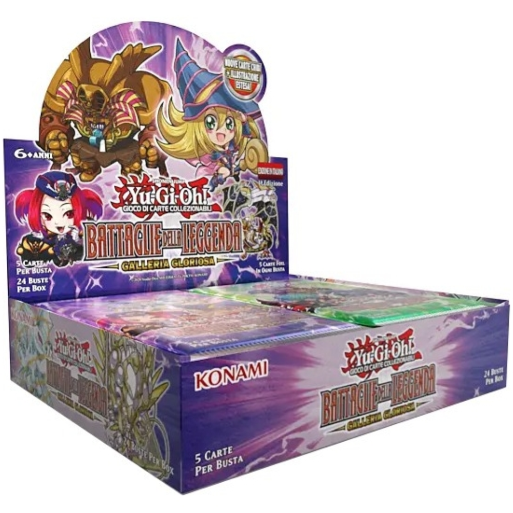 Yu-Gi-Oh! BUSTINA SINGOLA IN ESP. 24 BUSTE - BATTLE OF LEGEND: GLORIUOS GALLERY (IT) 04/06/2026