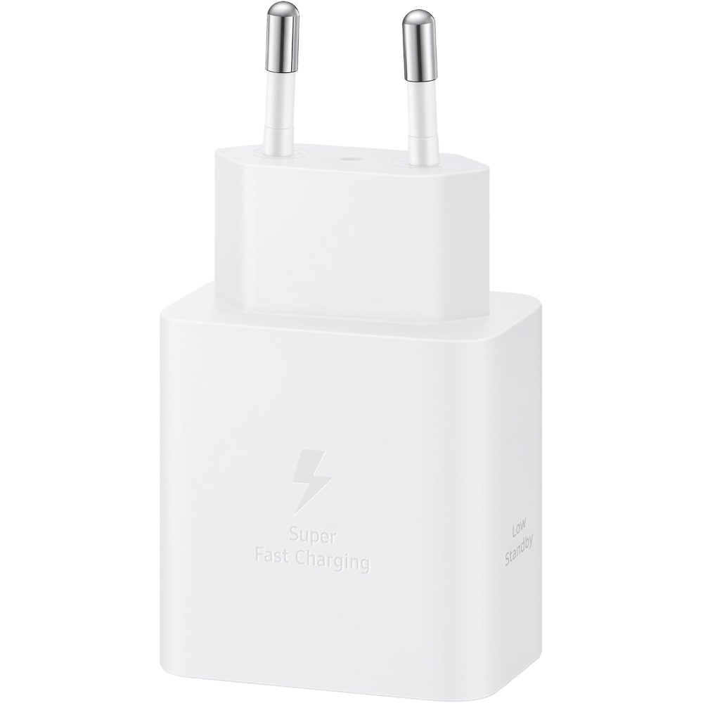 SAMSUNG 45W CHARGER TYPE-C + CAVO SUPER FAST CHARGER  EP-T4511NWEGEU WHITE