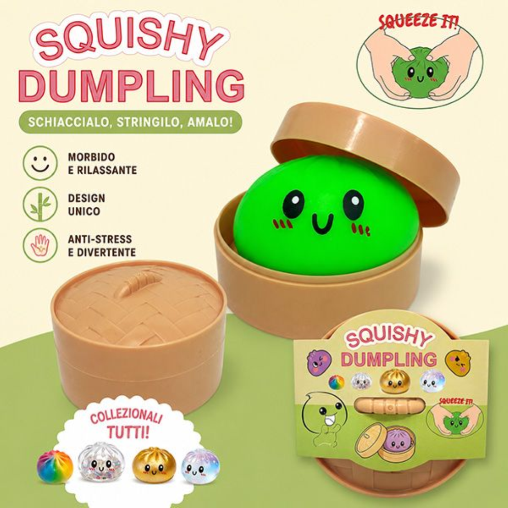 SBABAM - SQUISHY SQUEEZ' A DUMPLING - SQUDUMPLI TI