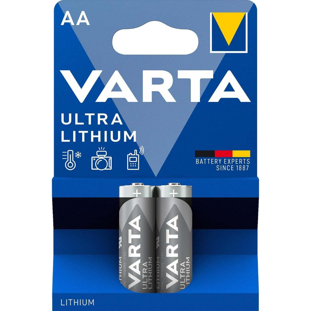 VARTA PILA AA STILO  ULTRA LITHIUM  BL2  