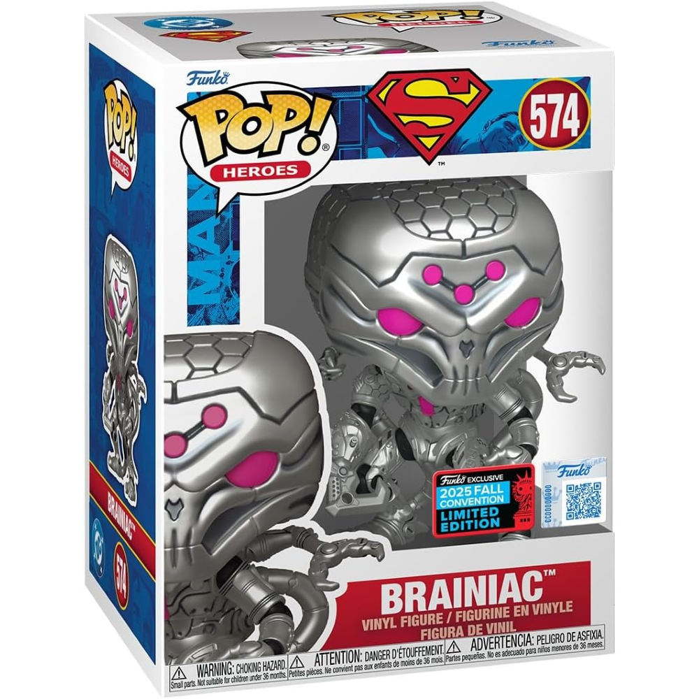 FUNKO POP DC SUPERMAN - VINYL FIGURE 574 BRAINIAC 9CM (EXC)