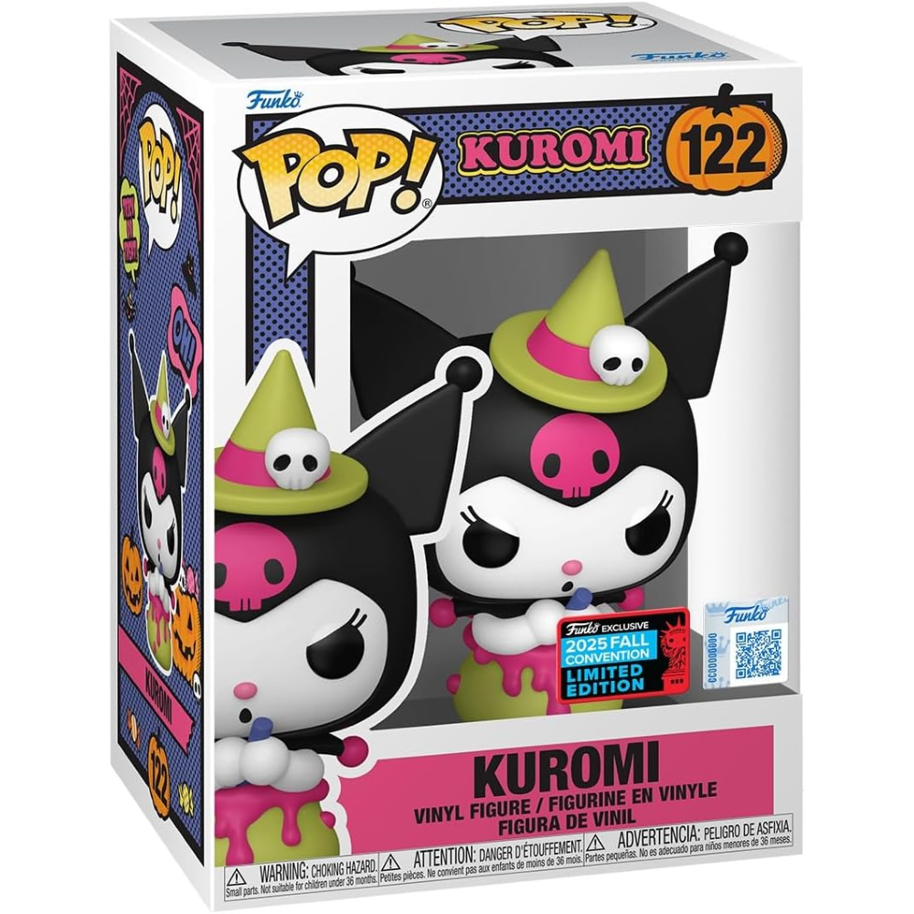 FUNKO POP SANRIO:HELLO KITTY - VINYL FIGURE 122 KUROMI (HALLOWEEN) 9CM (EXC)