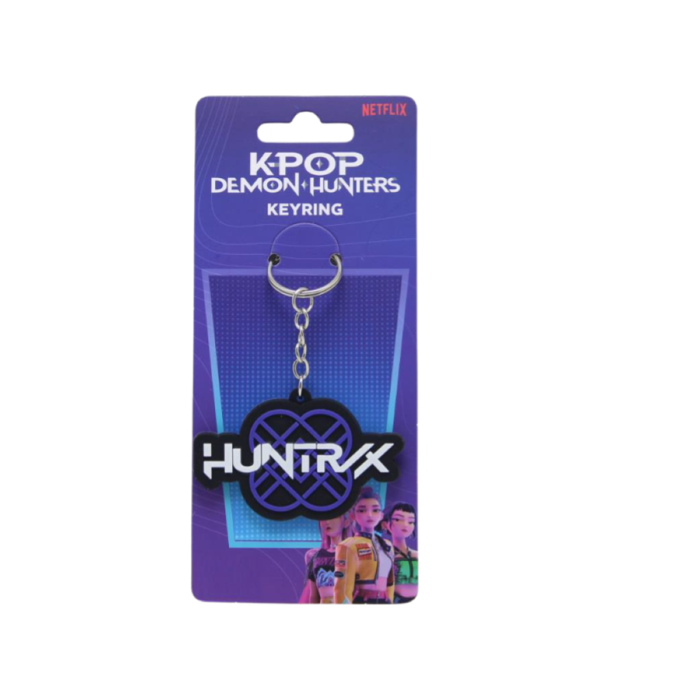PREORDINE KPOP DEMON HUNTERS - PORTACHIAVI IN GOMMA 2D CON LOGO * SETTEMBRE