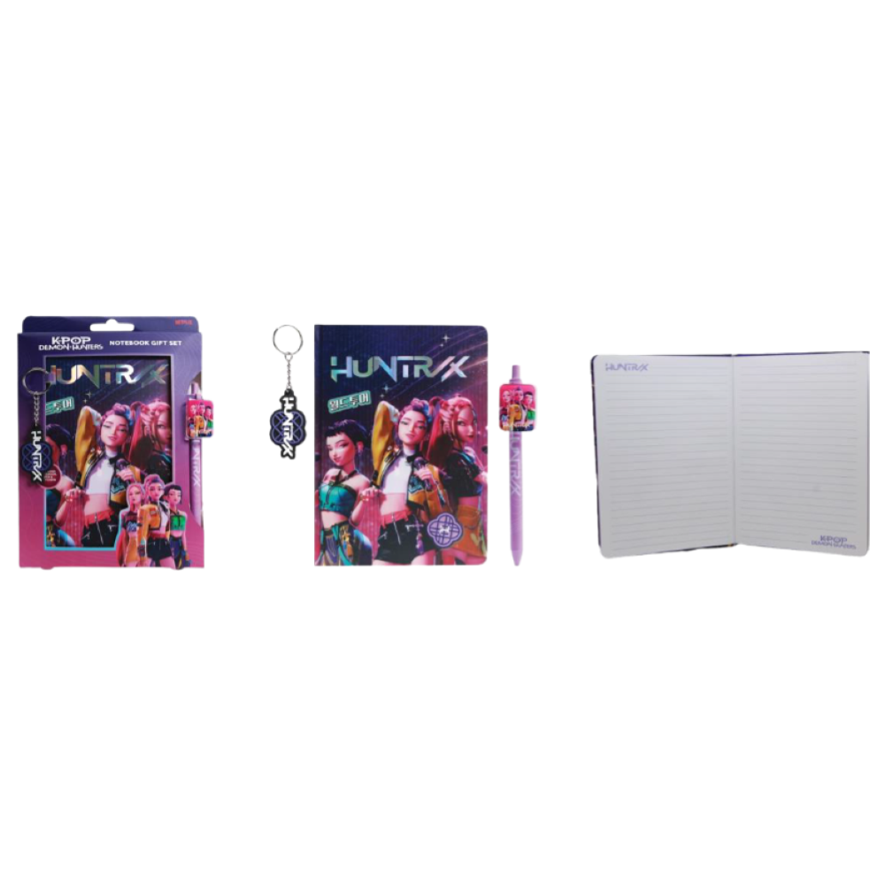 PREORDINE KPOP DEMON HUNTERS - SET CON QUADERNO A5 + PENNA+P.CHIAVI SAGOMATO * SETTEMBRE