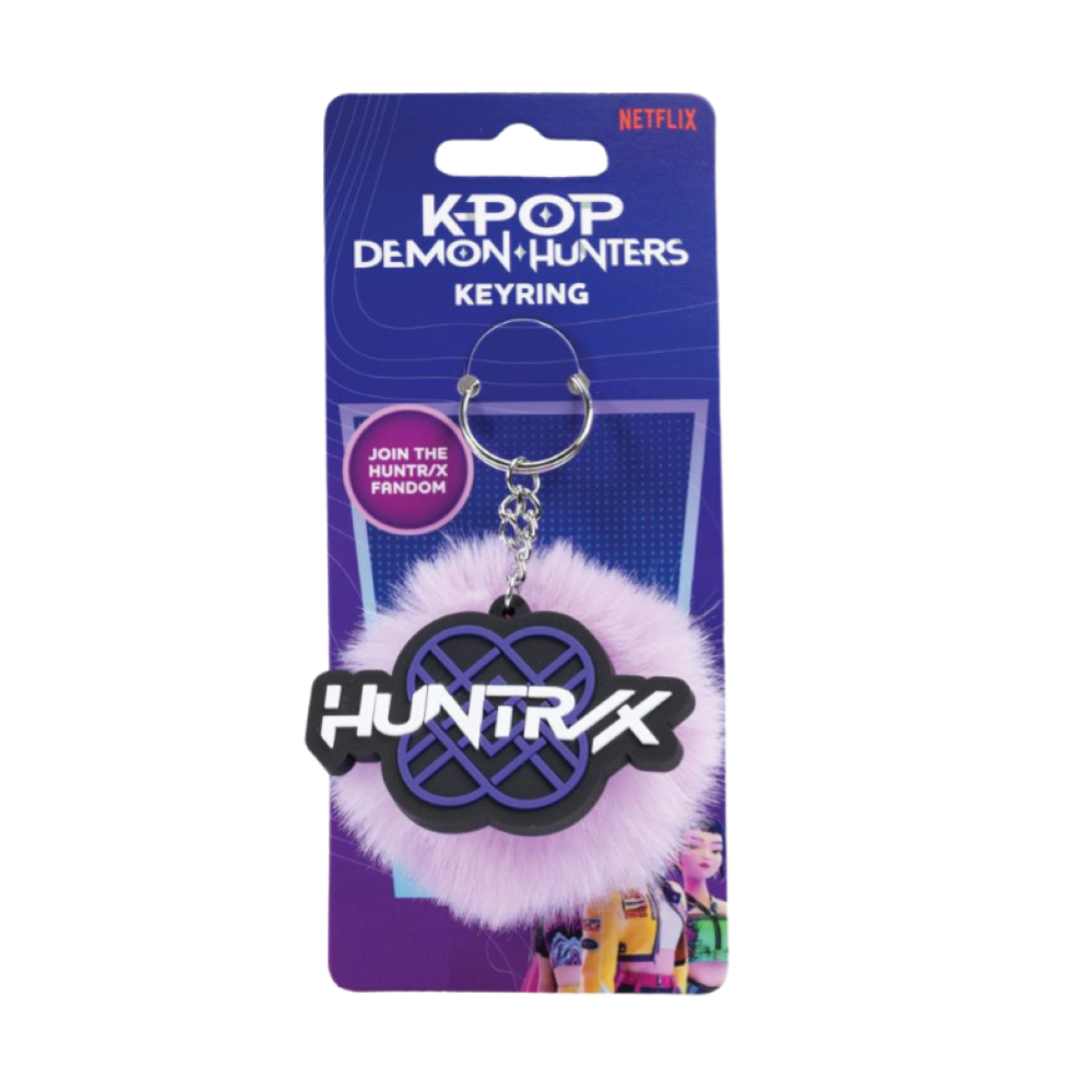 PREORDINE KPOP DEMON HUNTERS - PORTACHIAVI PON PON CON LOGO HUNTRIX 2D * SETTEMBRE
