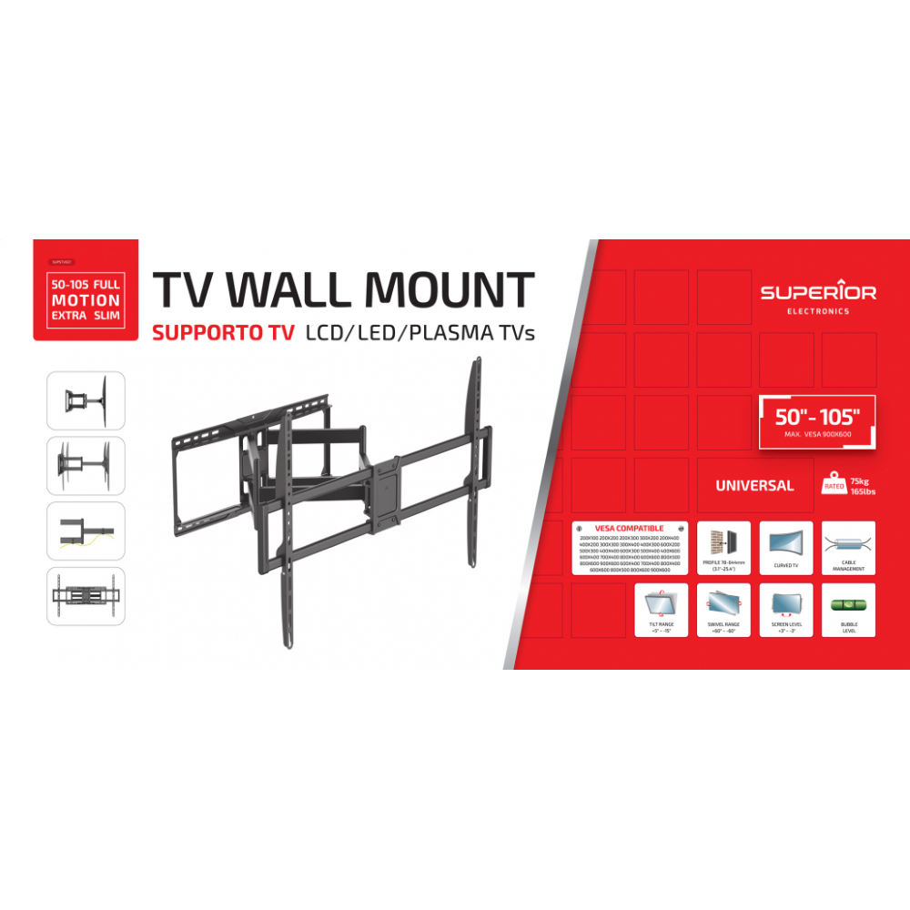 SUPERIOR  -  50-105 Full Motion Extra Slim