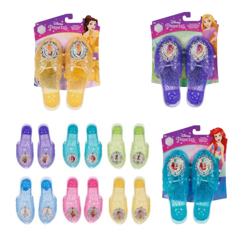 Jakks - Disney Princess scarpette "Explore Your World" assortimento  230564-RF1-GEN