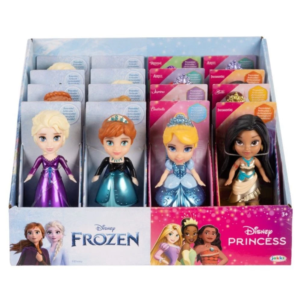 Jakks - Disney Princess bambole Mini 7 cm assortimento 253554-12-PQ-A1-GEN