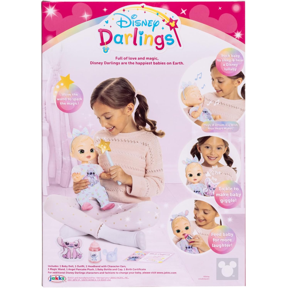 Jakks - Disney Darlings Bambola Feature Deluxe di Stitch 240684