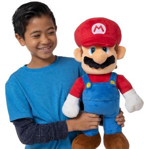Jakks - Nintendo Super Mario peluche gigante Mario 50 cm 64456-4L-PLY