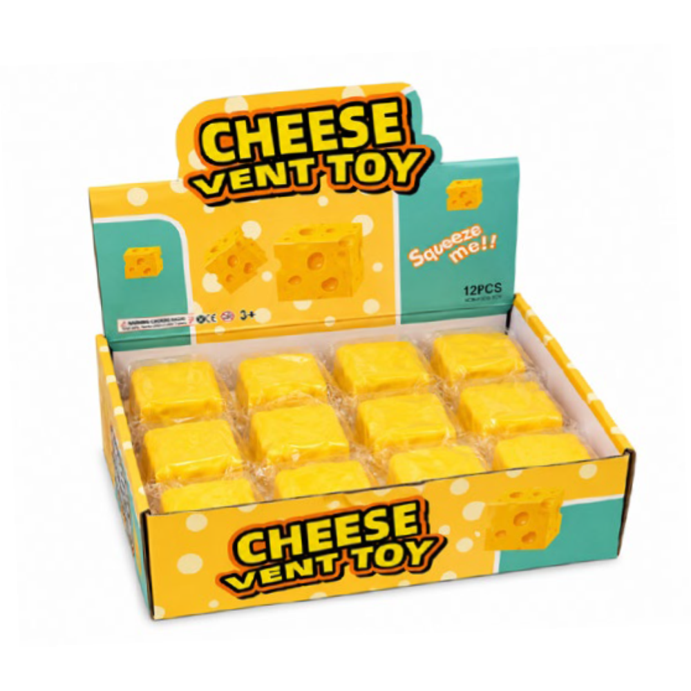 PREORDINE SBABAM - SQUISHY CHEESE VENT TOY