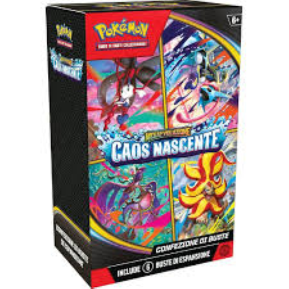 Pokemon - BUNDLE 6 BUSTINE "M4 MEGA EVOLUZIONI - CAOS NASCENTE"  IT
