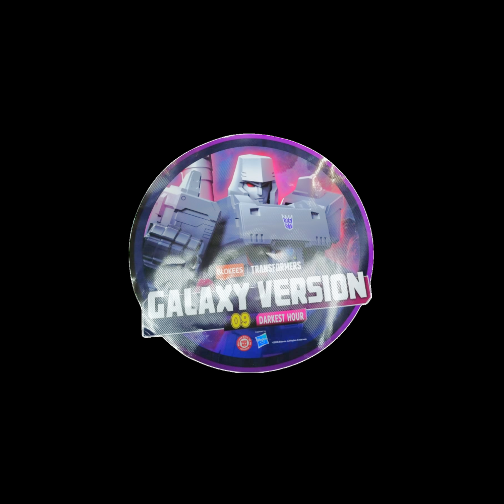 ADESIVO CALPESTABILE X ALLESTIMENTI  - ROTONDO DIAM. 50CM   BLOKEES TRANSFORMERS GALAXY VERSION