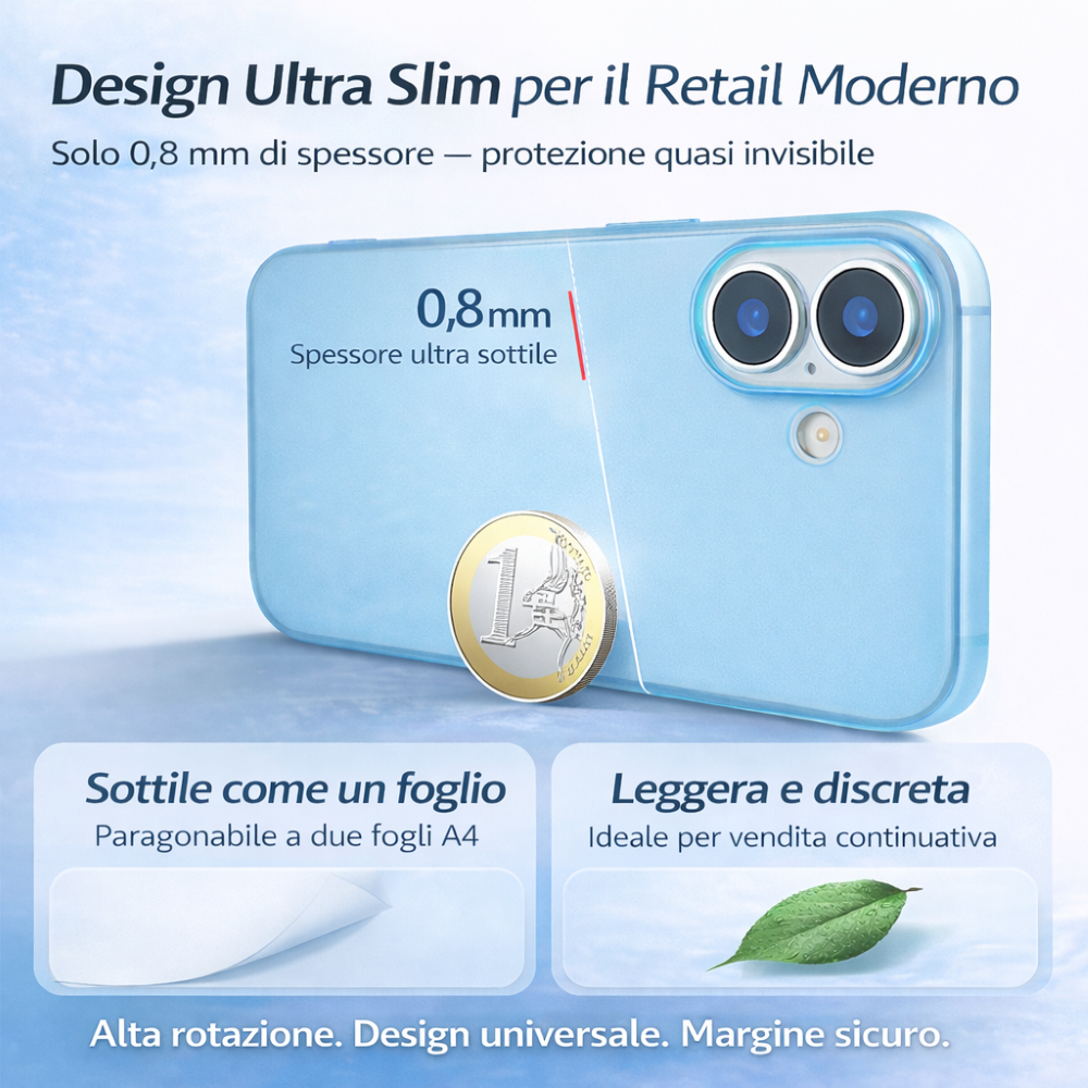 NEWTOP CV60 COVER AIR OPACO APPLE IPHONE 18 PRO