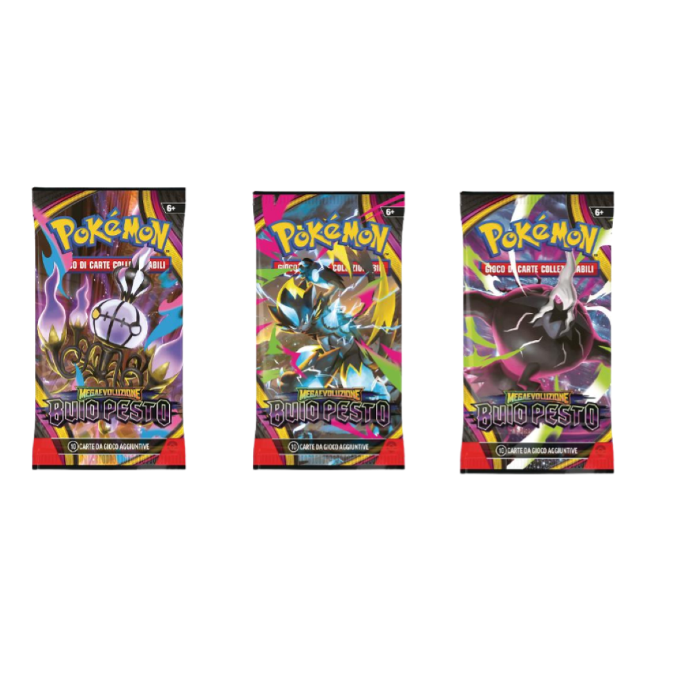 Pokemon - Bustina Singola in Esp. 36 "MEGAEVOLUZIONE - M5 BUIO PESTO" IT