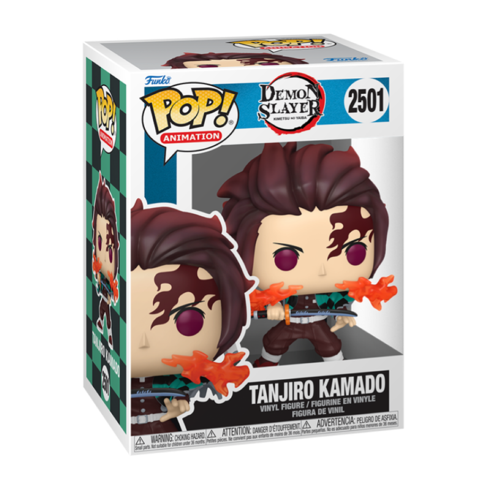 FUNKO POP DEMON SLAYER:INFINITY CASTLE - VINYL FIGURE 2501 TANJIRO KAMADO (Fire Breathing) 9CM 93893