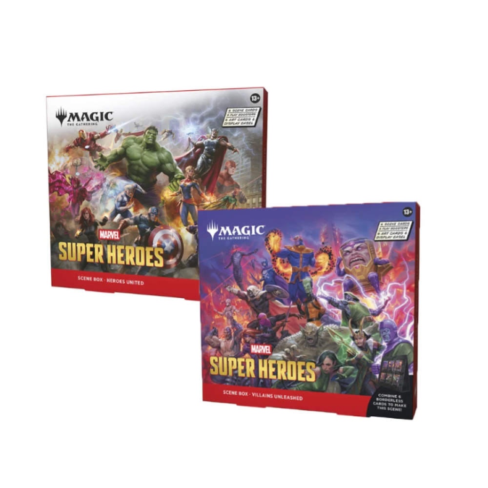 MAGIC THE GATHERING BOX SCENE - MARVEL SUPER HEROES (4 SCENE) - ENG 26/06/2026