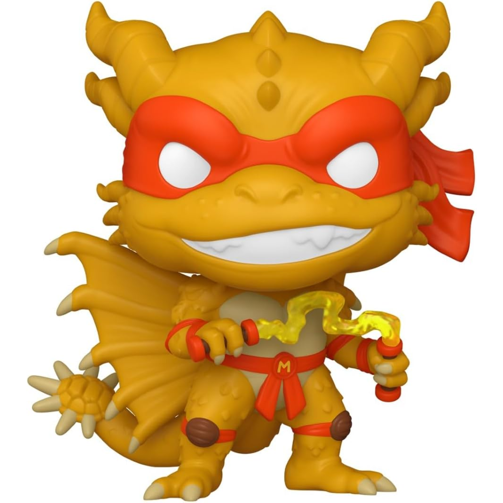 FUNKO POP GODZILLA x NINJA TURTLES - VINYL FIGURE 2344 MICHELANGELO X KING GHIDORAH 9CM 90586