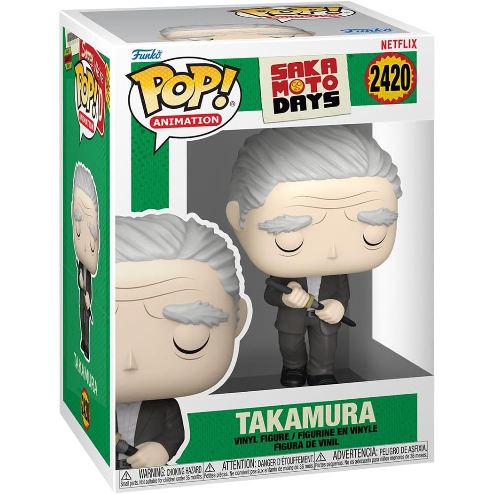 FUNKO POP SAKAMOTO DAYS - VINYL FIGURE 2420 TAKAMURA 9CM 90653
