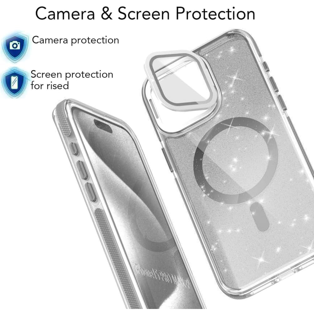 NEWTOP CV43-09 SUPPORTO CON GLITTER APPLE IPHONE 18 PRO