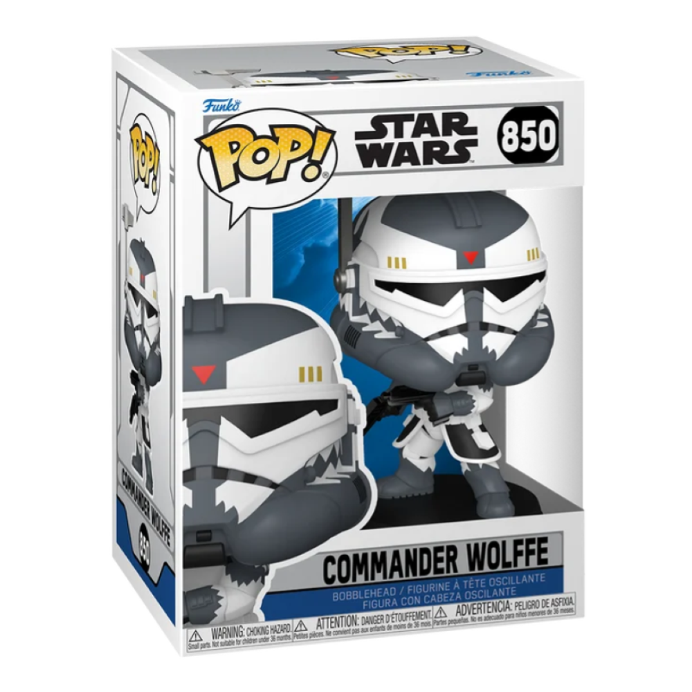 FUNKO POP STAR WARS ANIMATION S2 - VINYL FIGURE 850 COMMANDER WOLFFE 9CM 93357