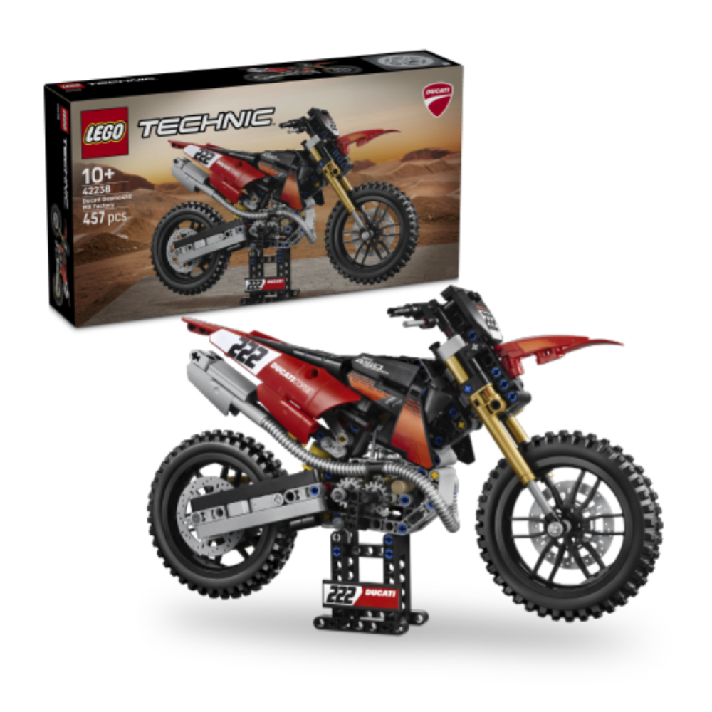 PREORDINE LEGO TECHNIC - Ducati Desmo450 MX Factory Motorcycle 42238 *AGOSTO 