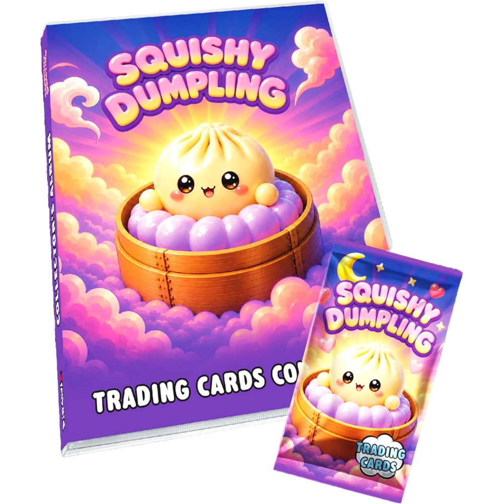 DIRAMIX - SQUISHY DUMPLING ALBUM - Raccoglitore + 1 bustina di card - OFFICIAL CARD COLLECTION - NO EDICOLA