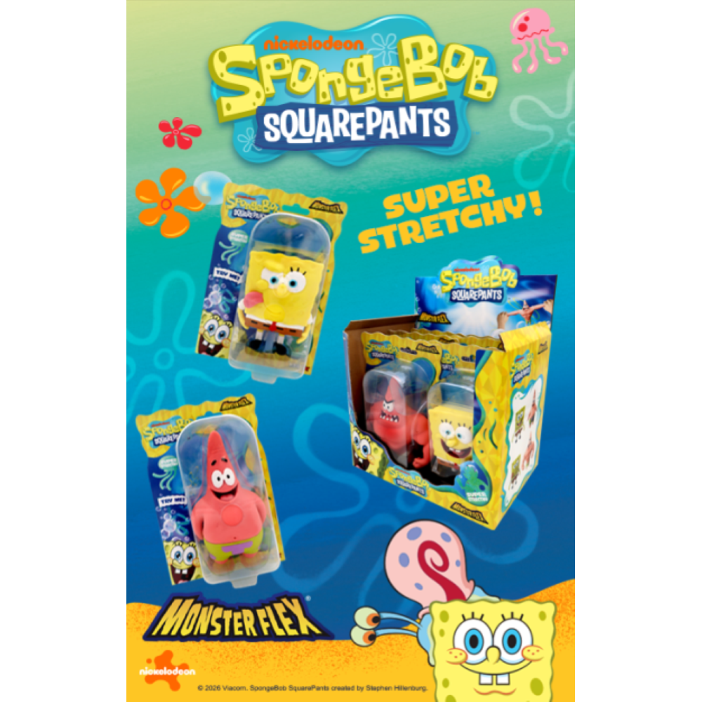 PREORDINE - DIRAMIX - MONSTER FLEX - SPONGEBOB - DISPLAY BOX  NO EDICOLA (SCAD. PREORD. 08.07.2026)