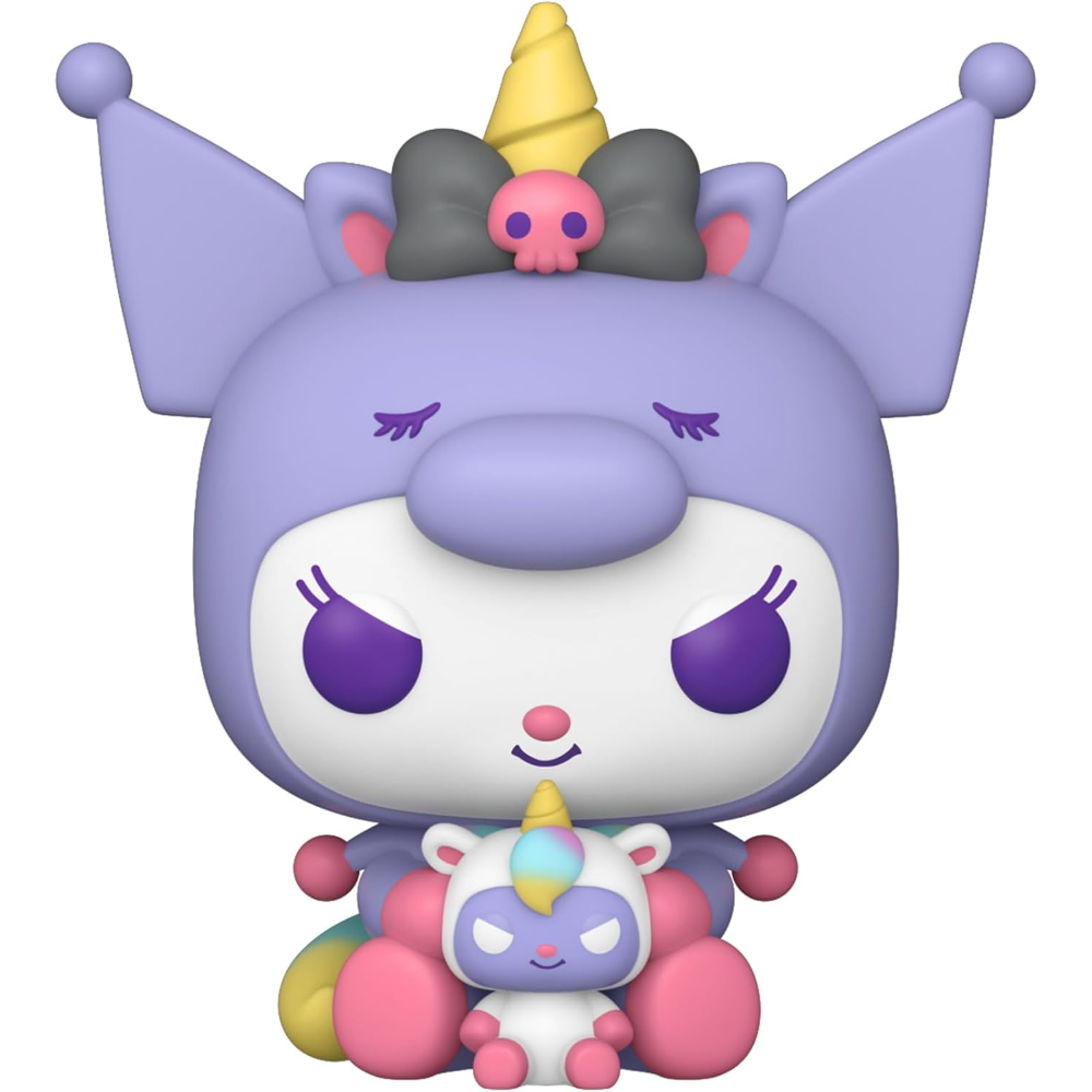 FUNKO POP SANRIO:HELLO KITTY - VINYL FIGURE 62 KUROMI (UNICORN PARTY) 9CM 